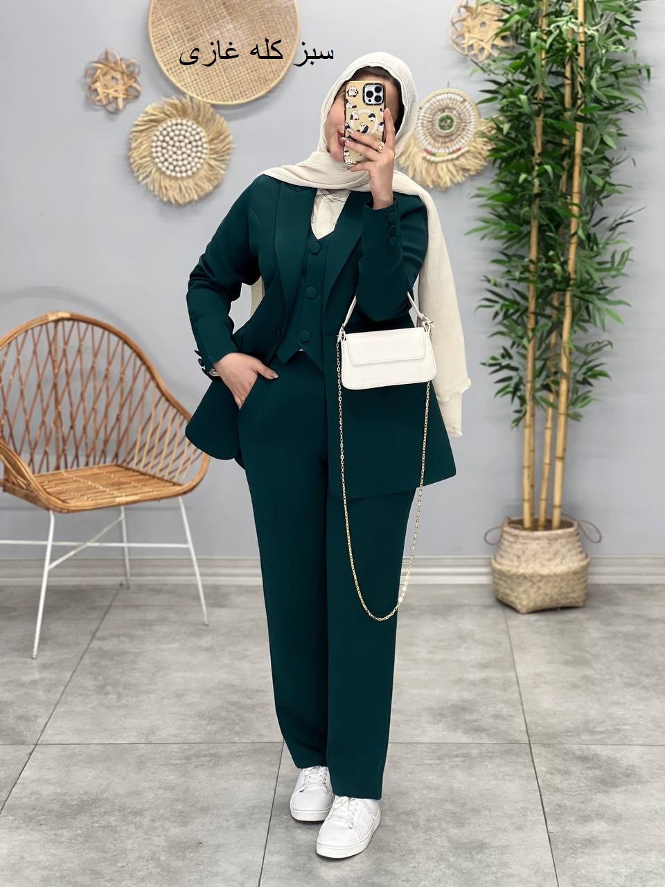 1606- ست کت وشلوار جلیقه شاهیکا