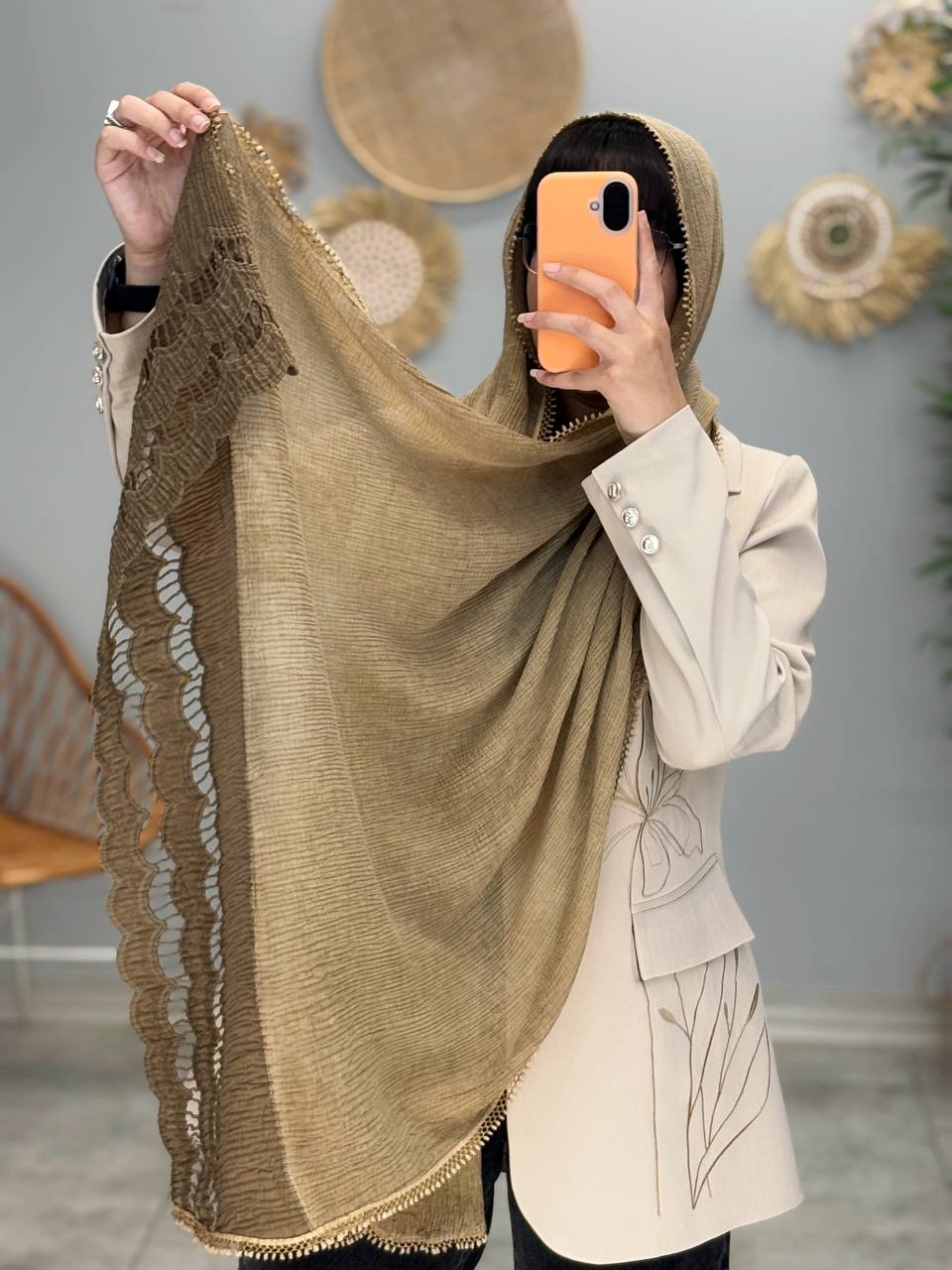 1608- شال وارداتی درین