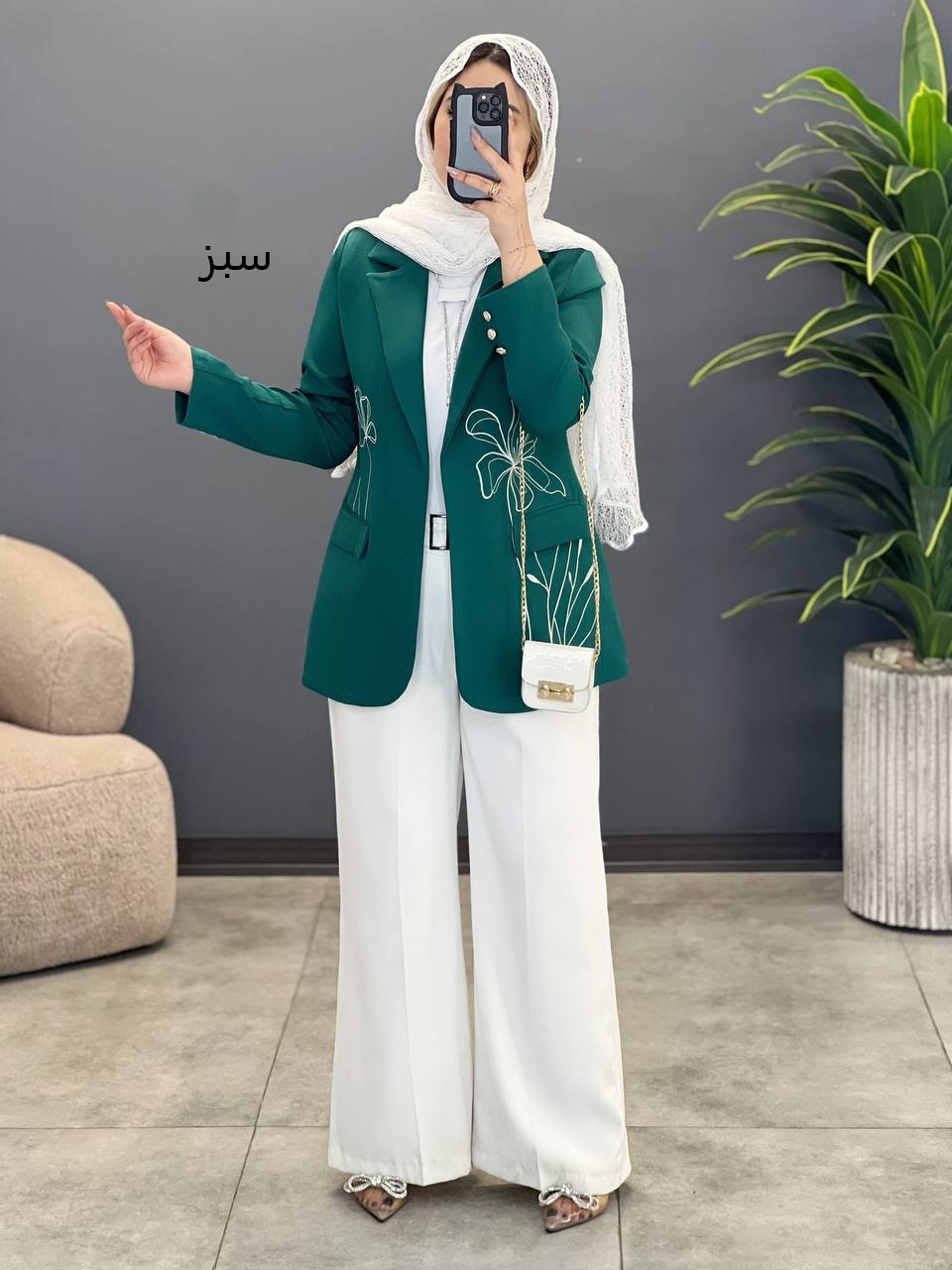 1609- کت دیپلمات گلدوزی