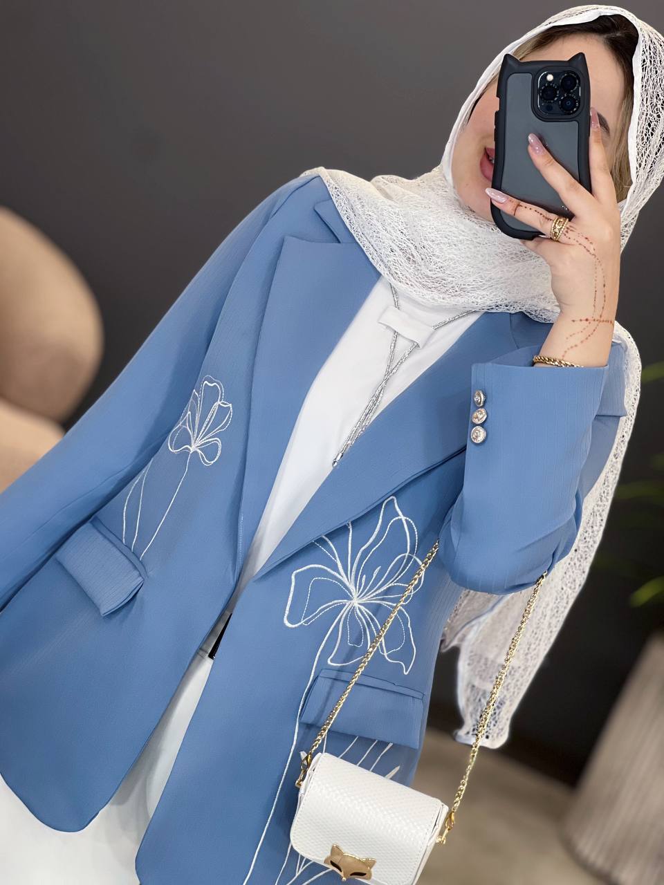 1609- کت دیپلمات گلدوزی