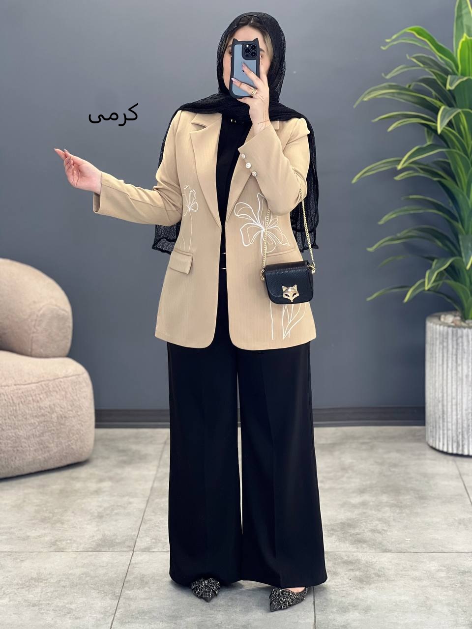 1609- کت دیپلمات گلدوزی