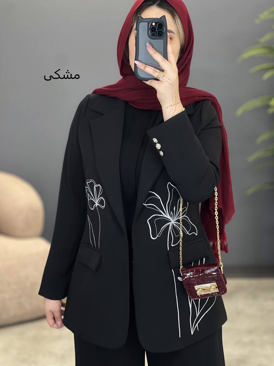 1609- کت دیپلمات گلدوزی