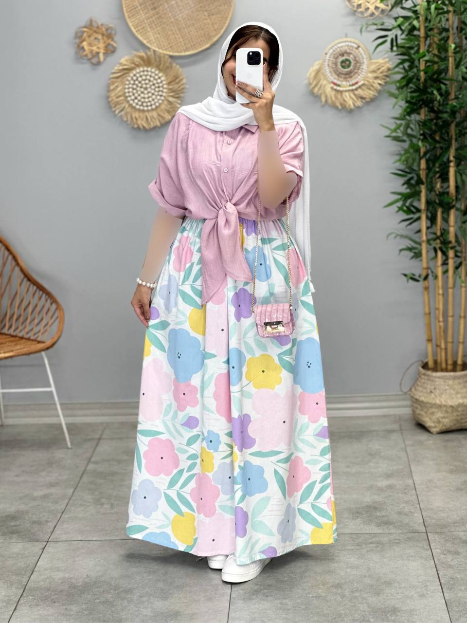 1242- پیراهن سامر ماکسی