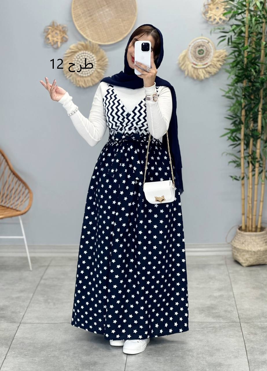 1242- پیراهن سامر ماکسی