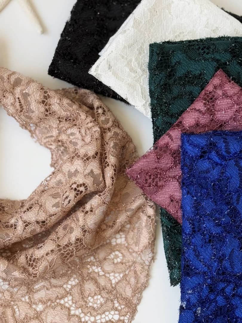 1614- مینی اسکارف سه گوشه لمه