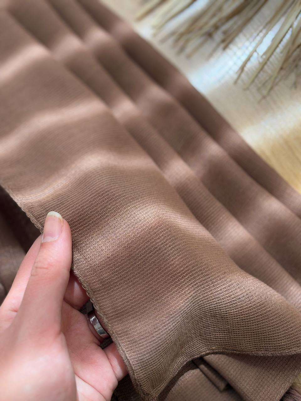 1617- شال وارداتی موکا