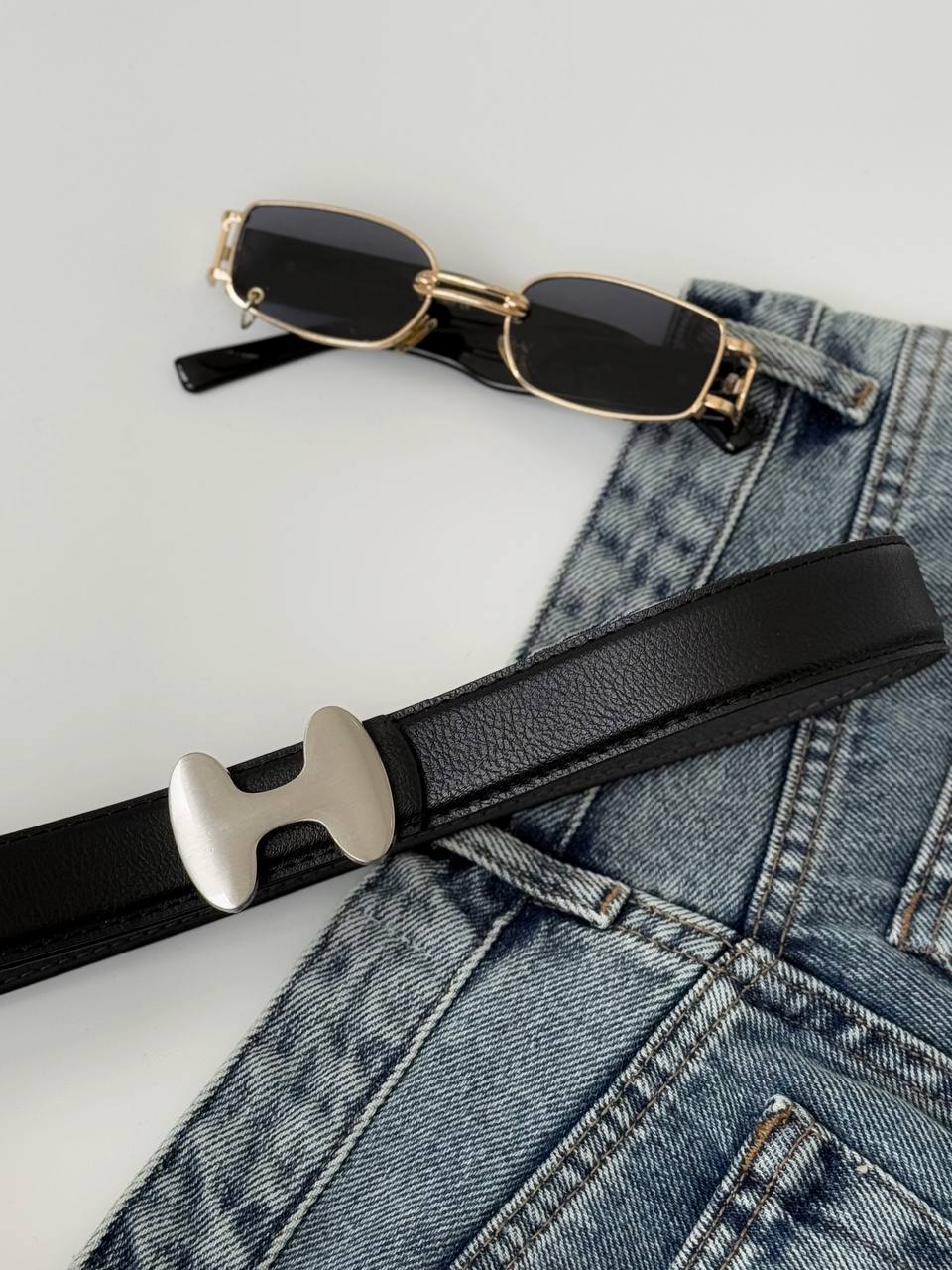 1628- کمربند 3 سانت پلاک دوختی