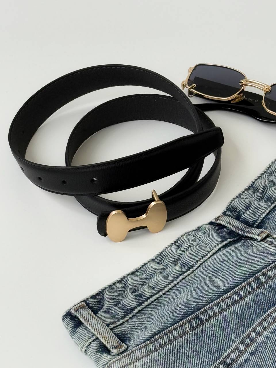 1628- کمربند 3 سانت پلاک دوختی