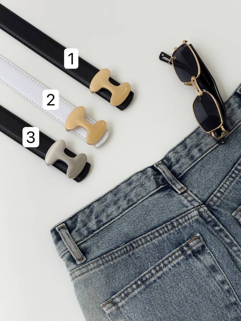 1628- کمربند 3 سانت پلاک دوختی