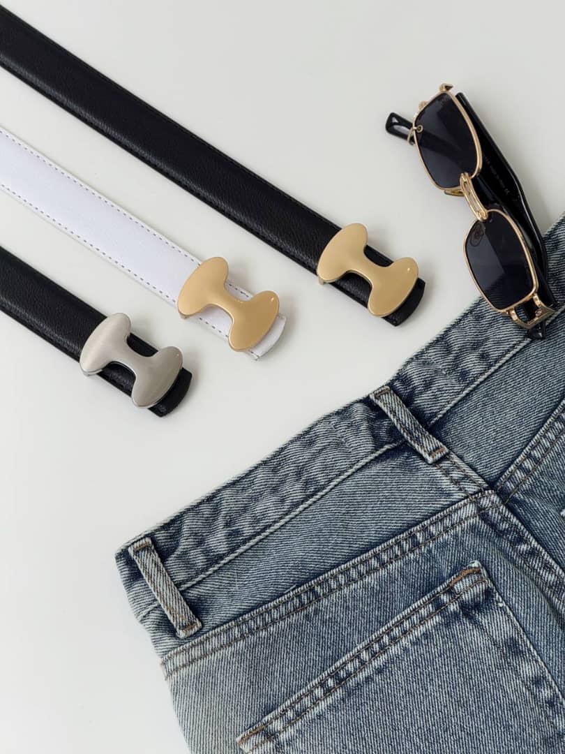 1628- کمربند 3 سانت پلاک دوختی