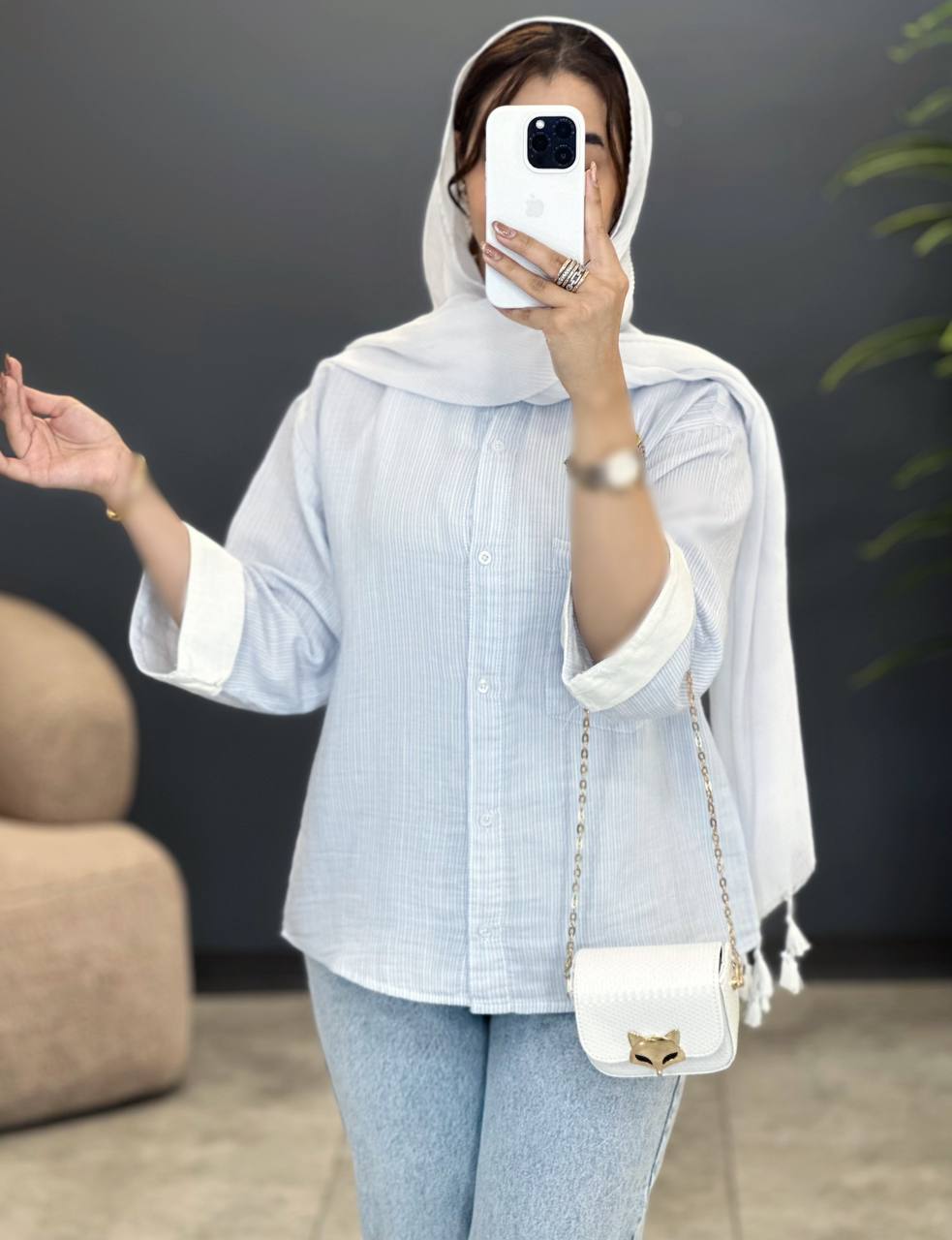 1632- شومیز لینن کد 205482