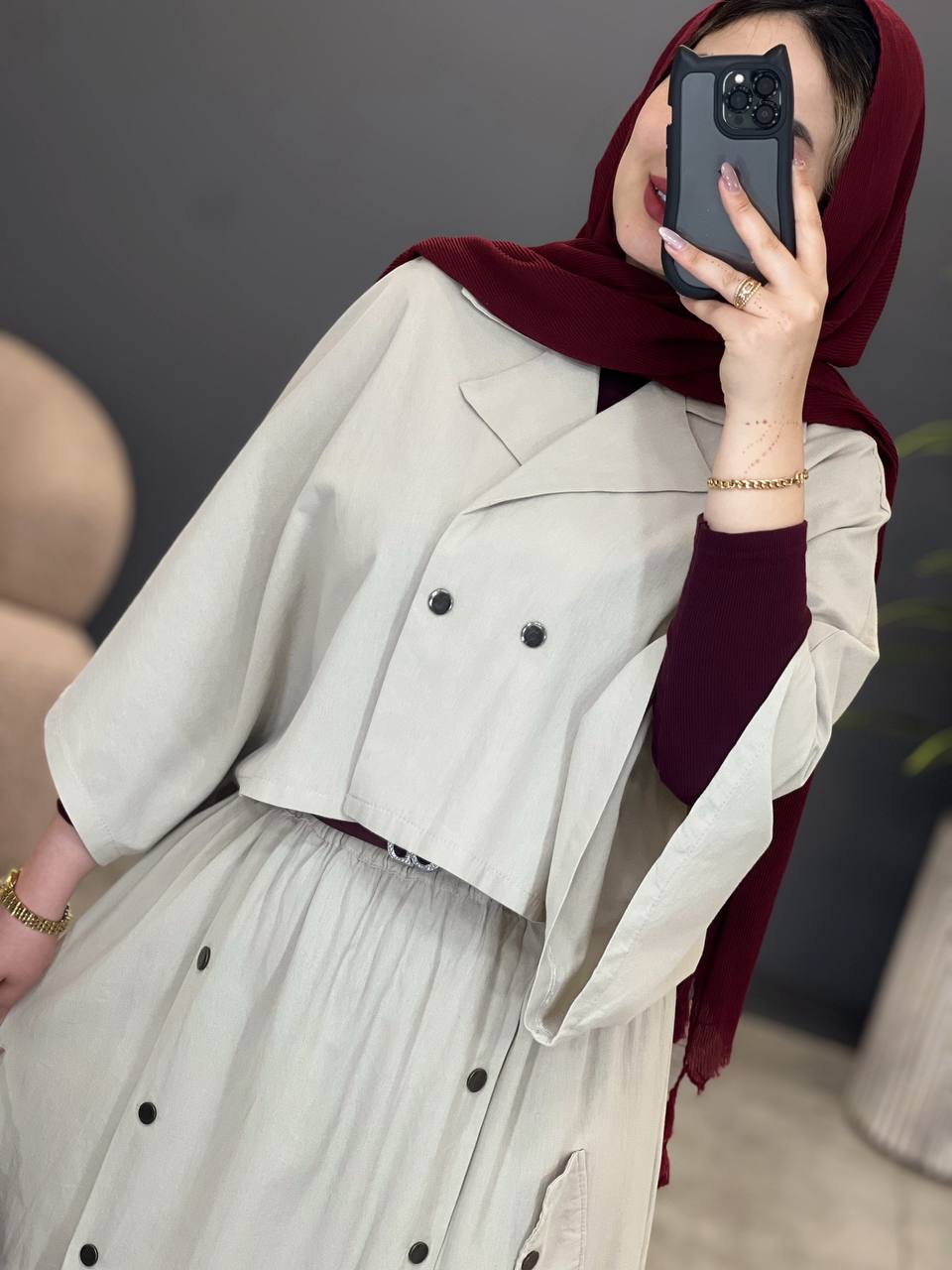 1640- کت و دامن شیلا