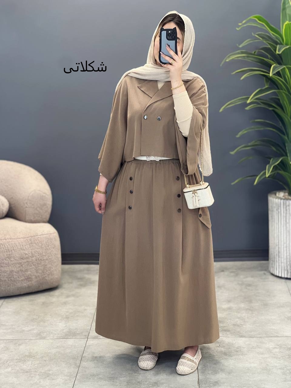1640- کت و دامن شیلا
