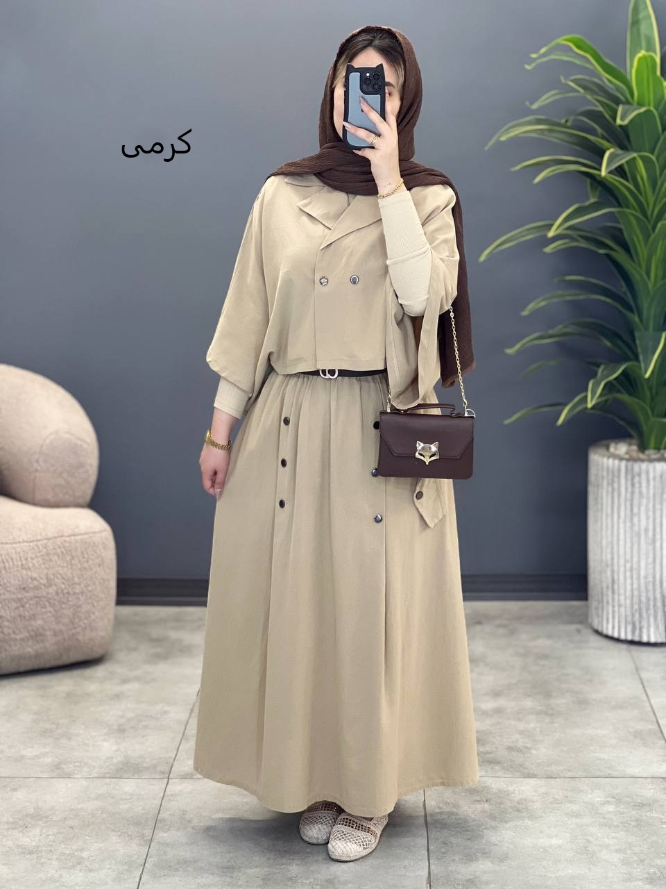 1640- کت و دامن شیلا