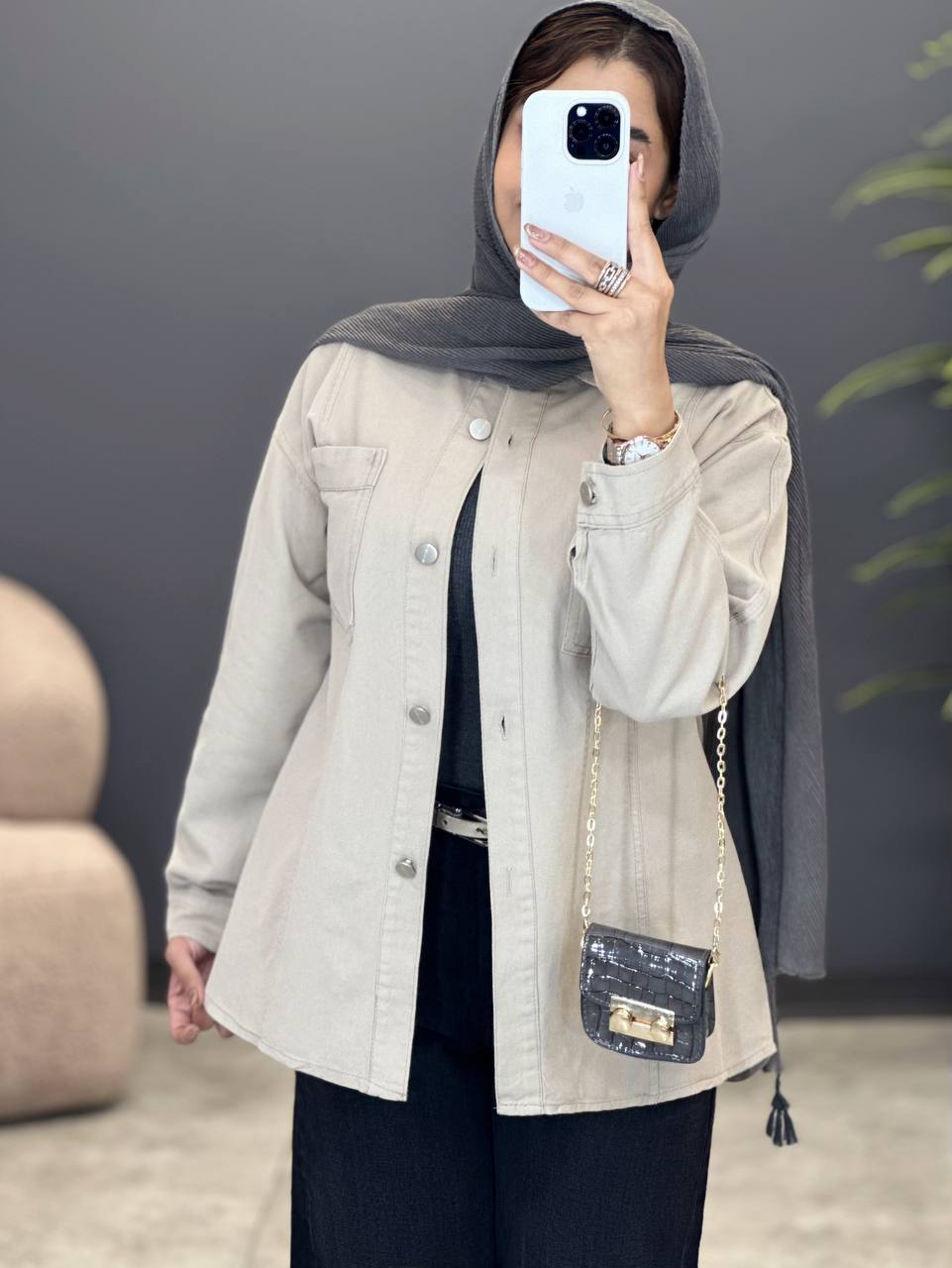 1639- مانتو کتان ملیسا