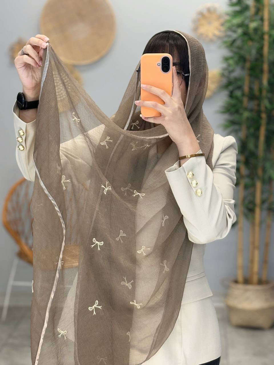 1641-شال پاپیونی وارداتی