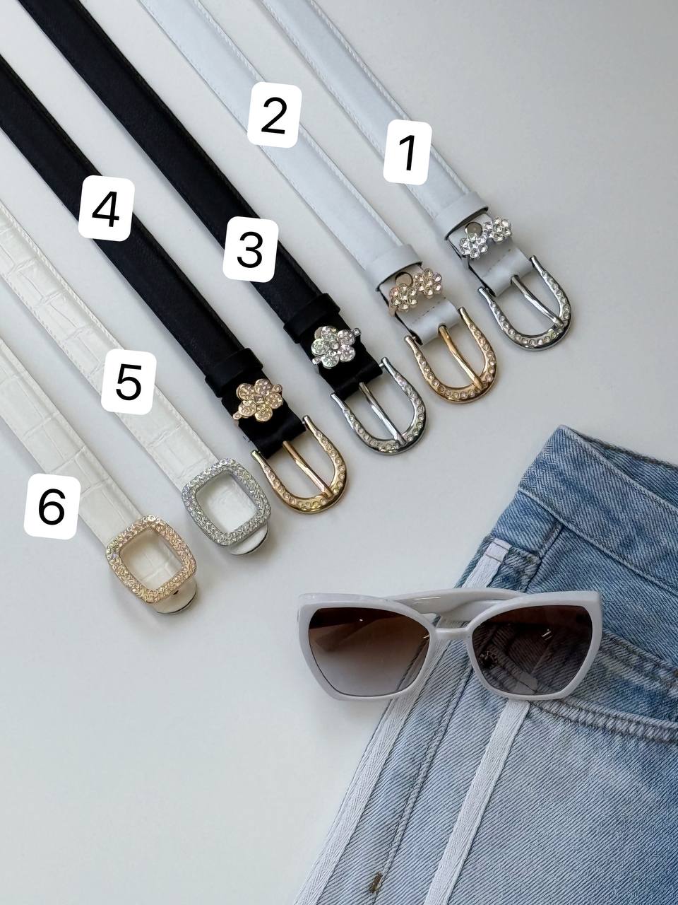 1643- کمربند پلاک نگین دار