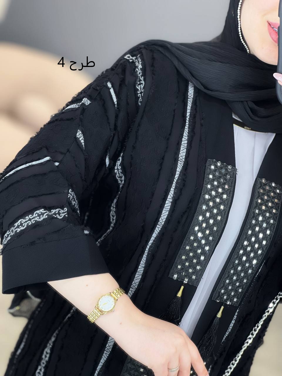 1645-مانتو حریر ژاکارد