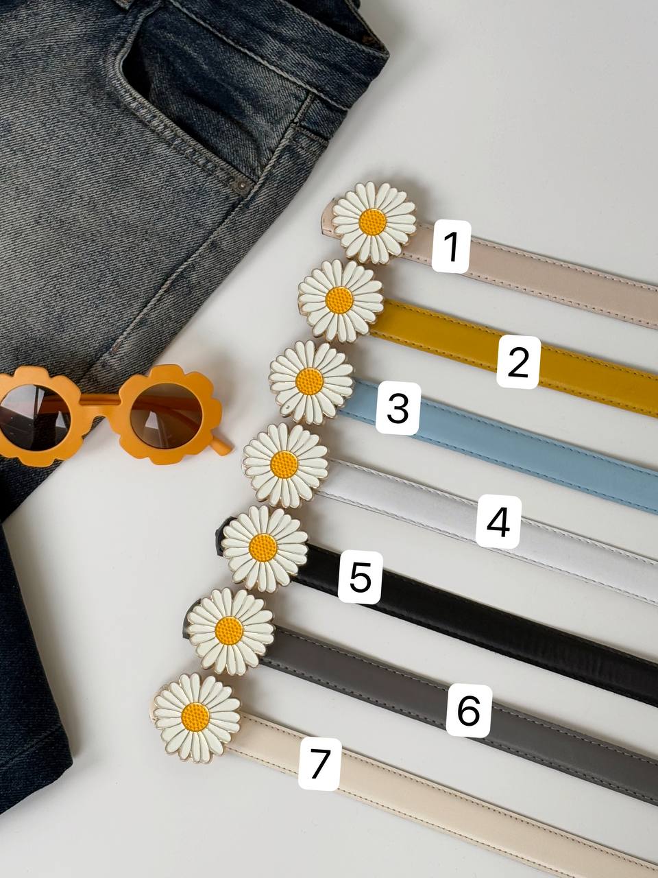 1660- کمربند دوختی 2/5 سانت پلاک دار