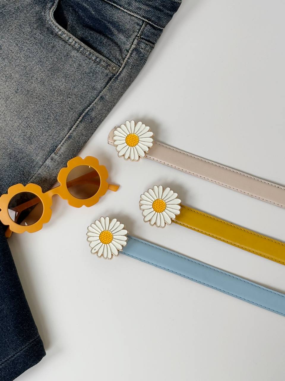 1660- کمربند دوختی 2/5 سانت پلاک دار