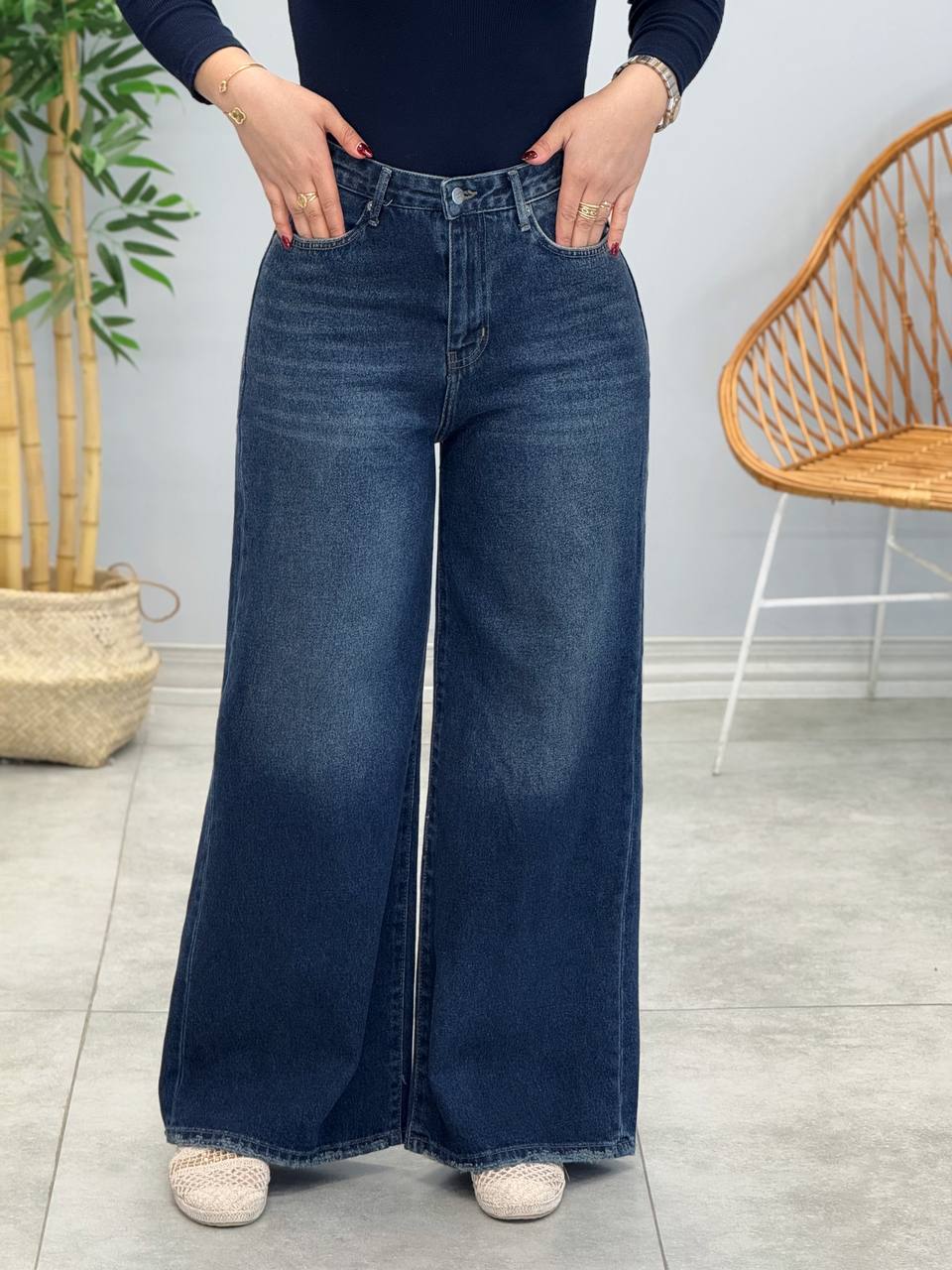 1661- شلوار لانگ واید لگ کد30008057