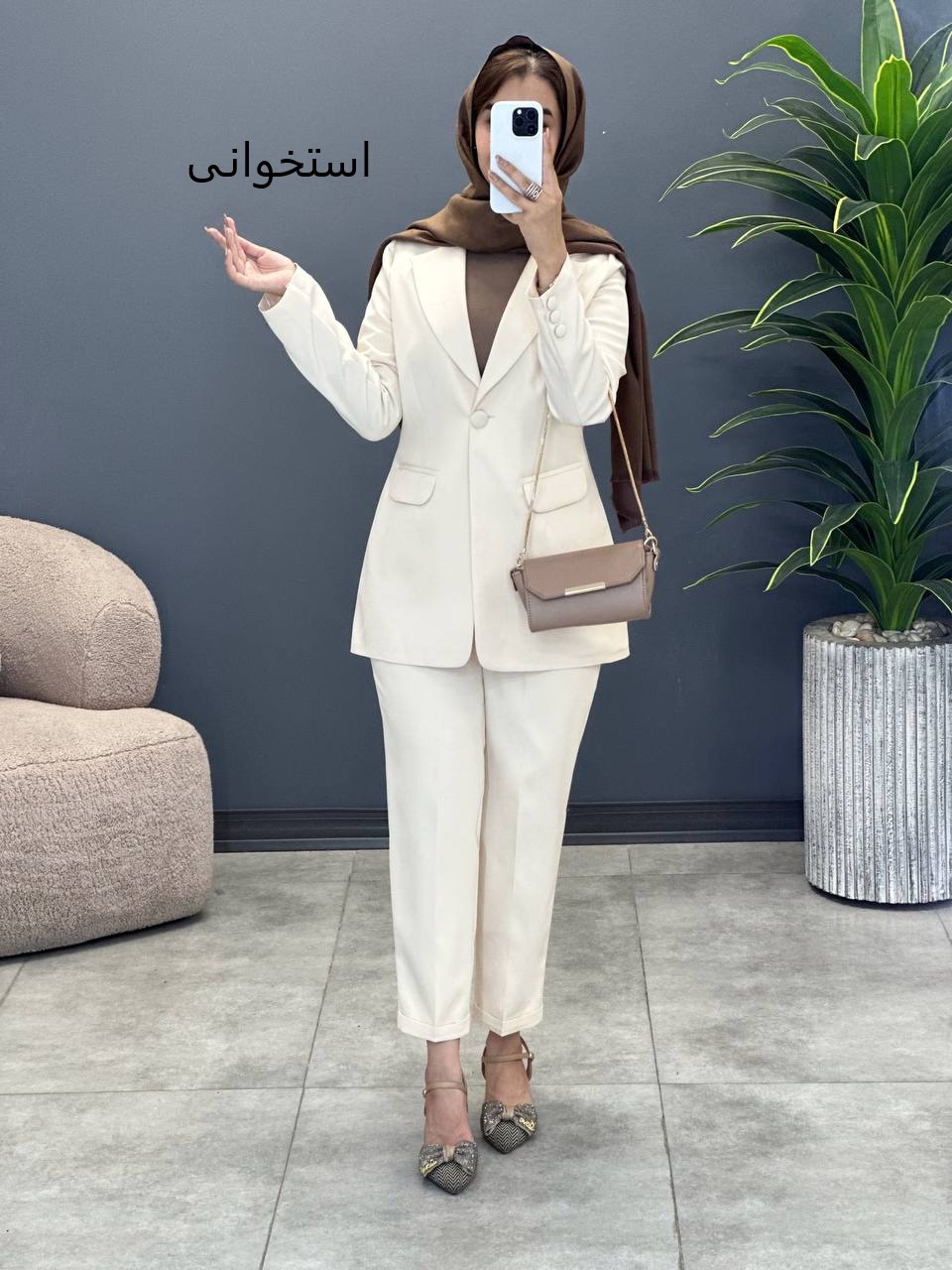 1664- کت و شلوار مهرسا