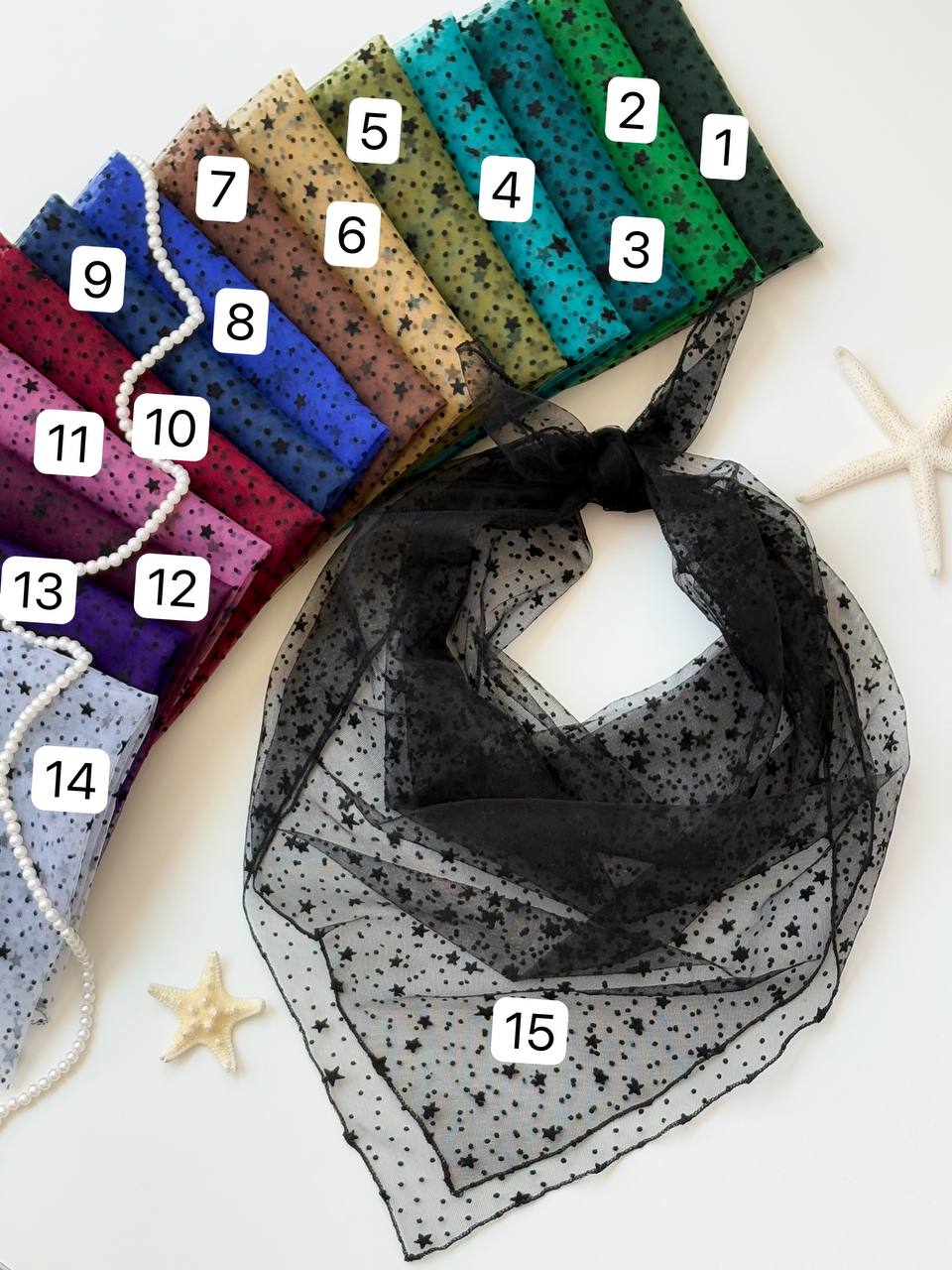 1668- مینی اسکارف ستاره