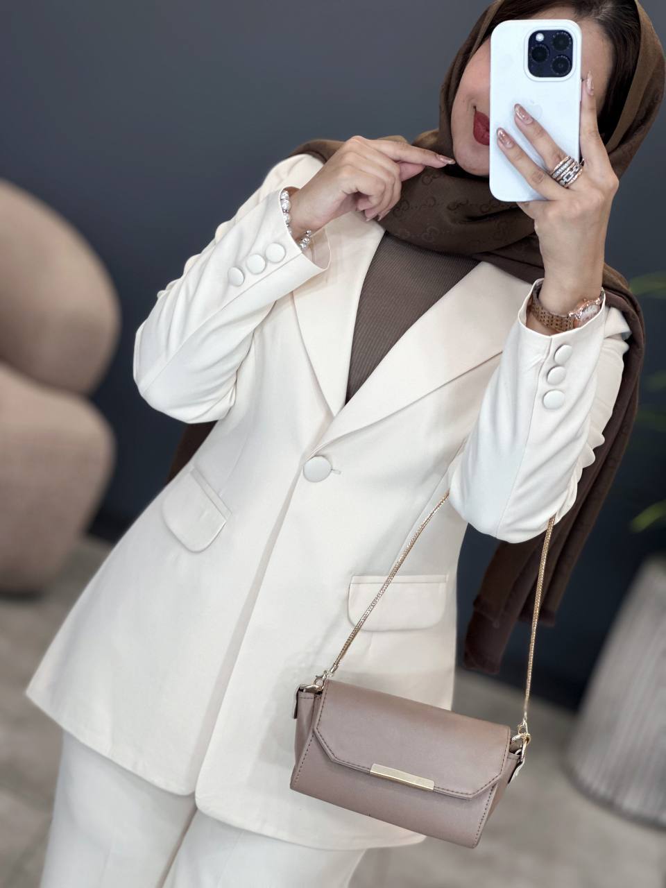 1664- کت و شلوار مهرسا