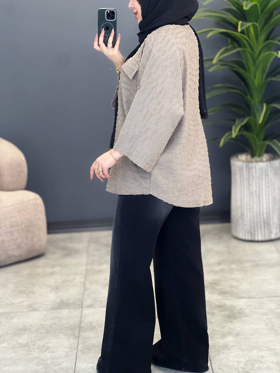 1672- شومیز مانتویی کیانا