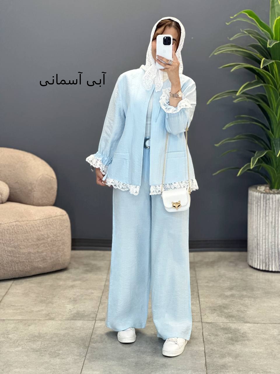 1673- کت و شلوار شکوفه