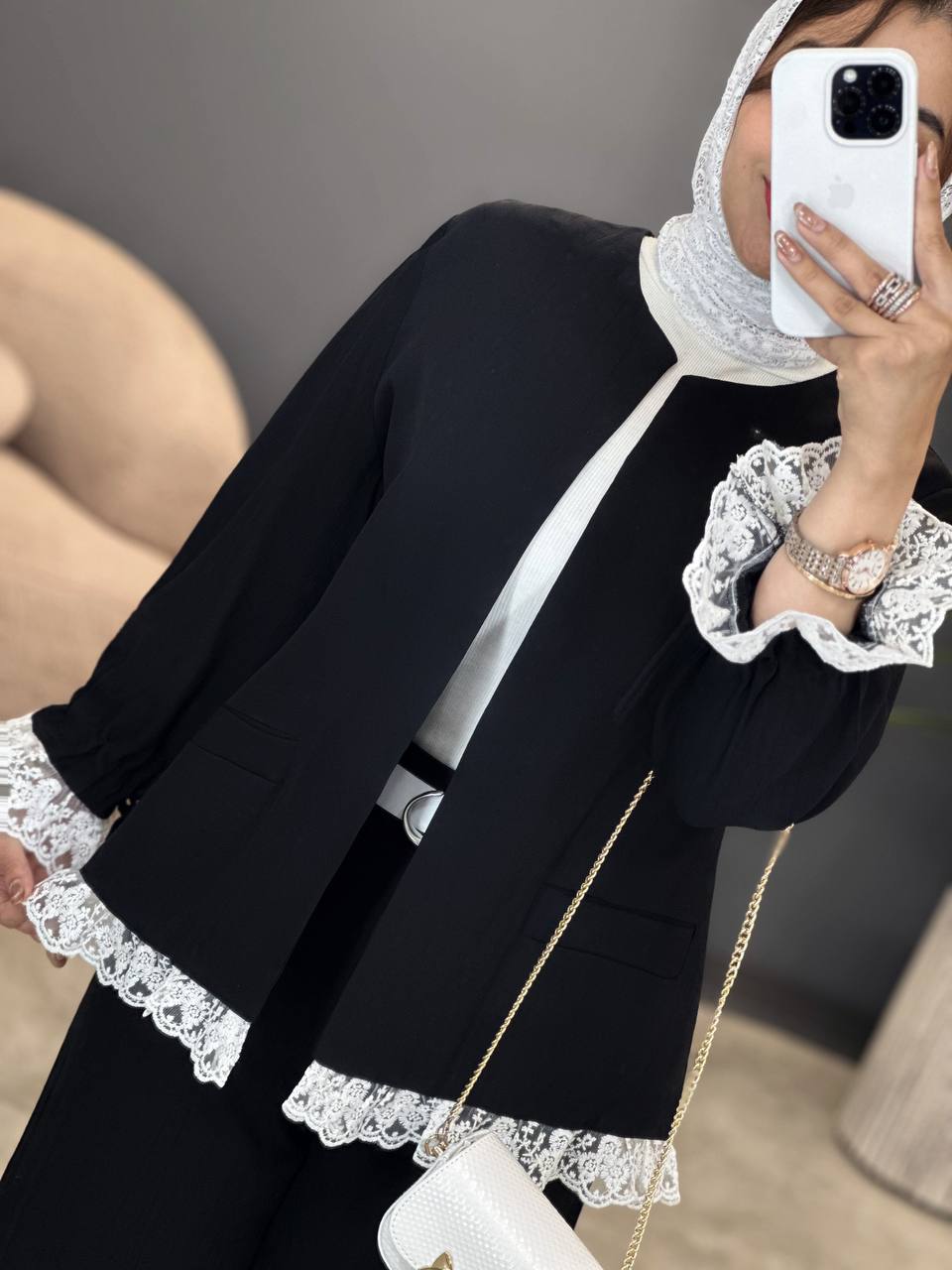 1673- کت و شلوار شکوفه