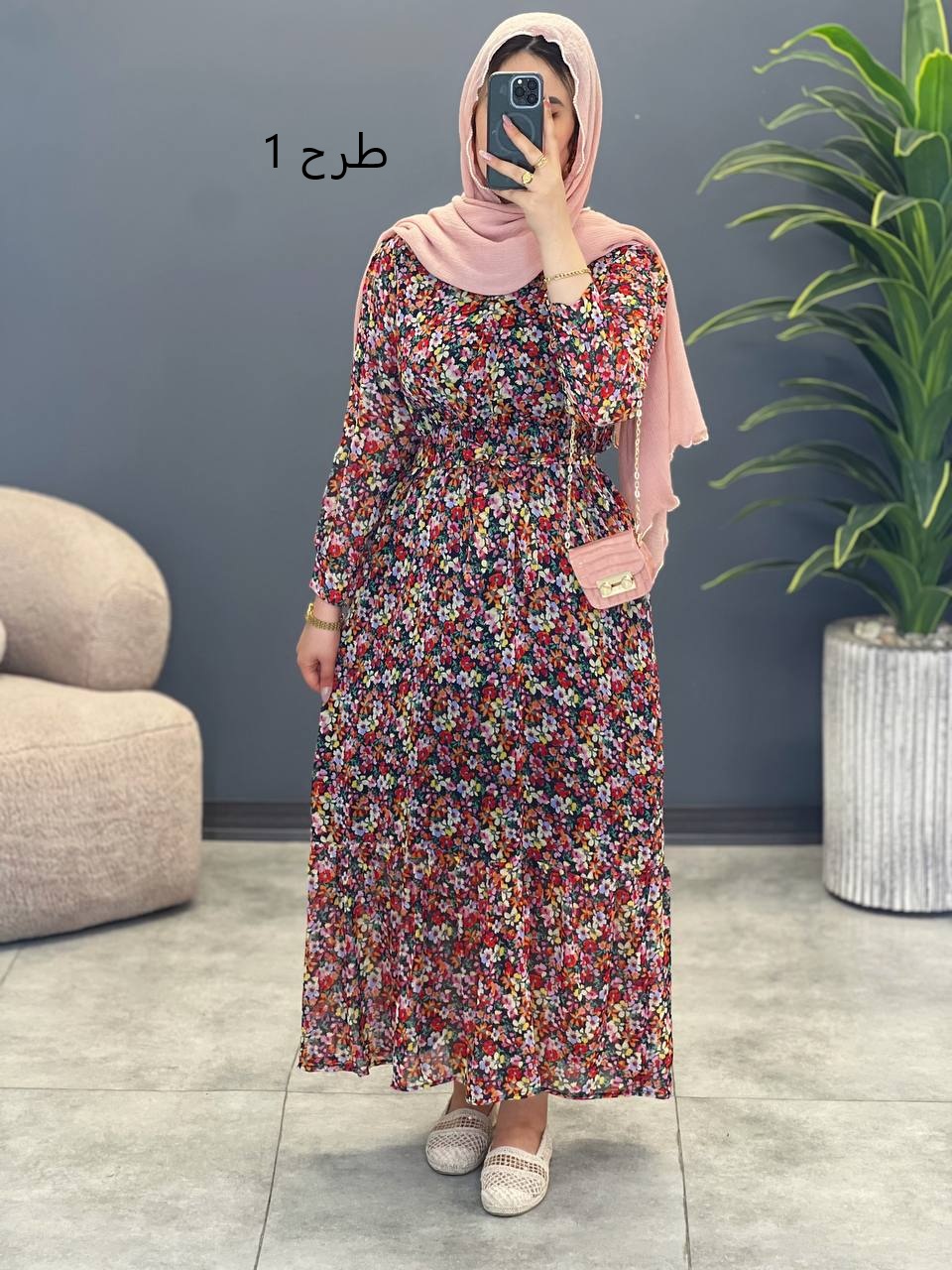 1675- پیراهن حریر فرانک