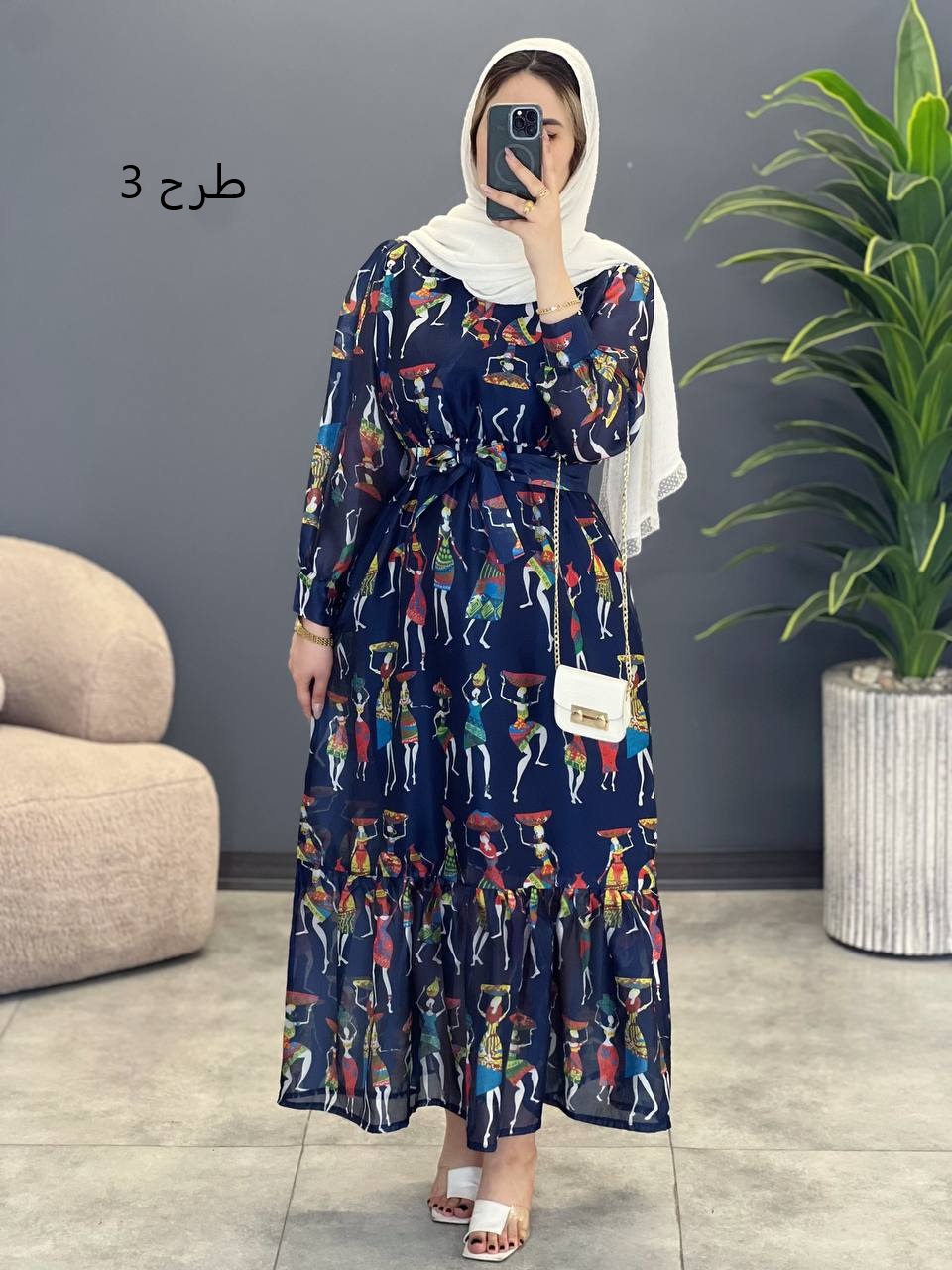 1675- پیراهن حریر فرانک