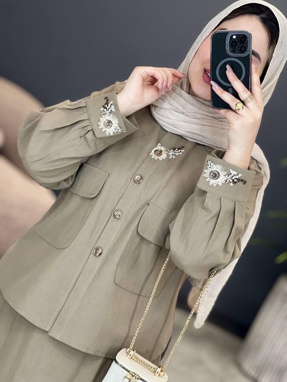 1689- شومیز و دامن دیلان