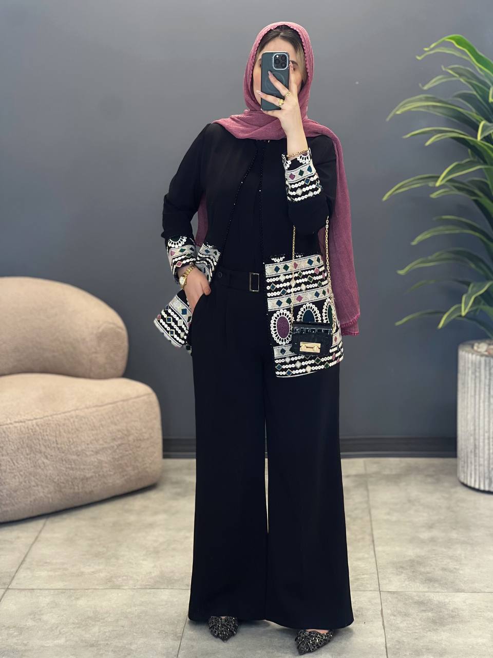 1692- کت مزونی نجلا (ویژه محرم)