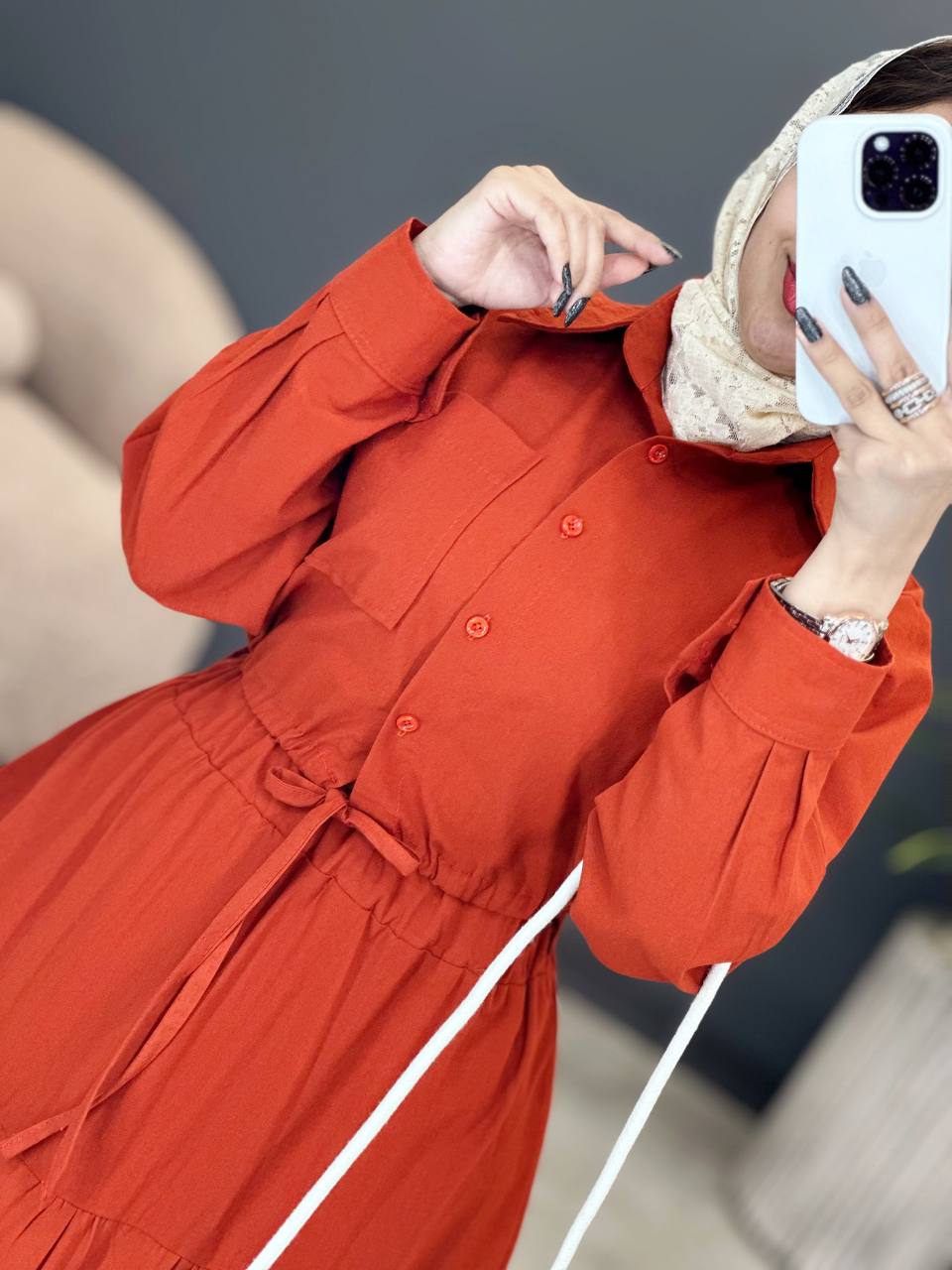 1706- شومیز و دامن لاوین