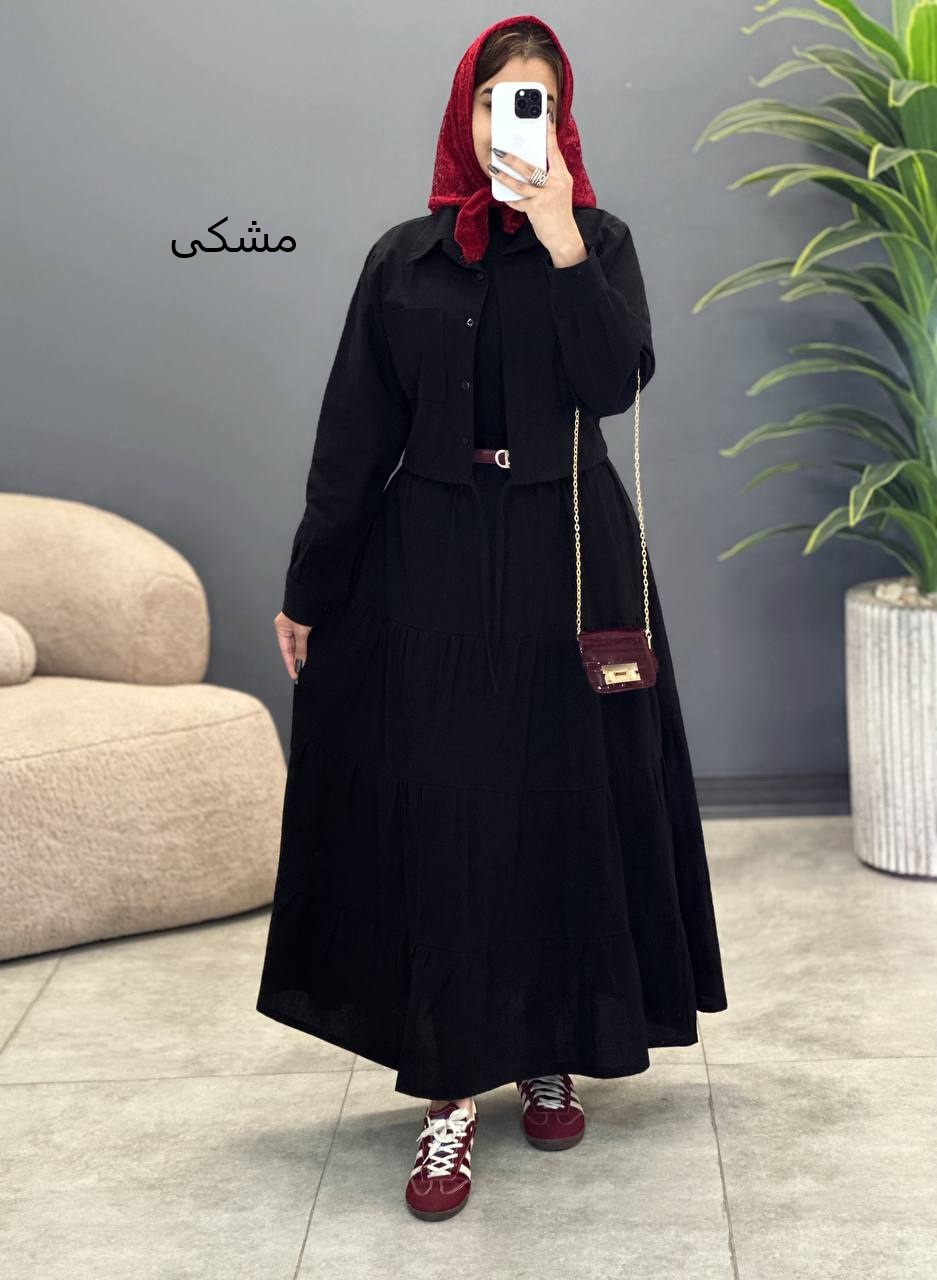 1706- شومیز و دامن لاوین