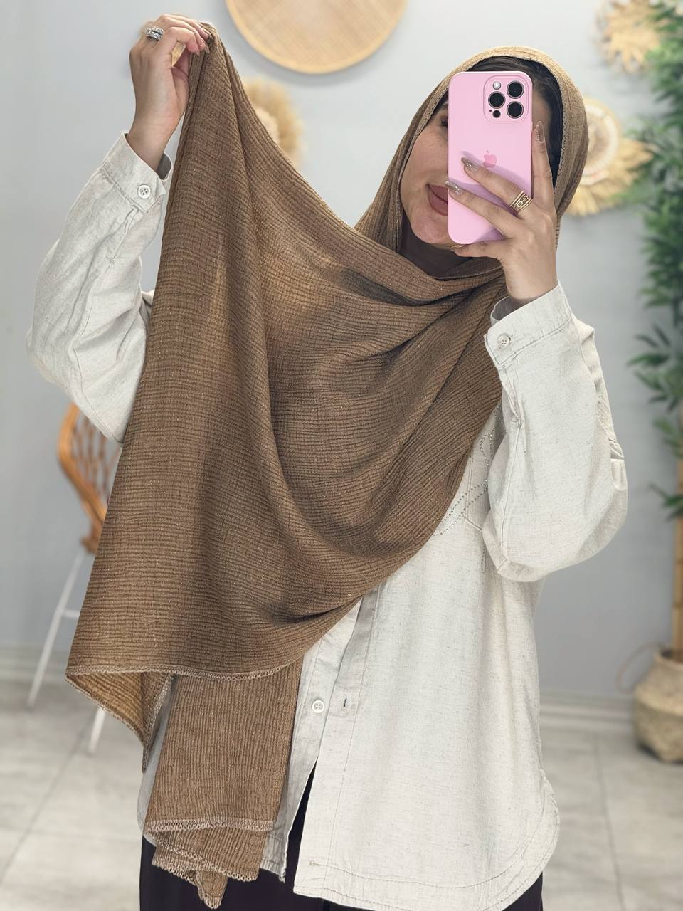 1718- شال دور شکوفه