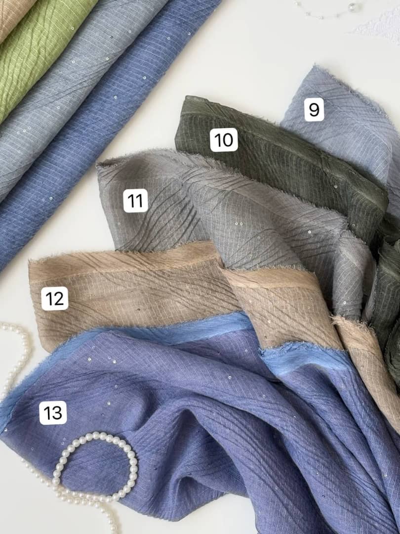 1727- شال کنفی پولکی