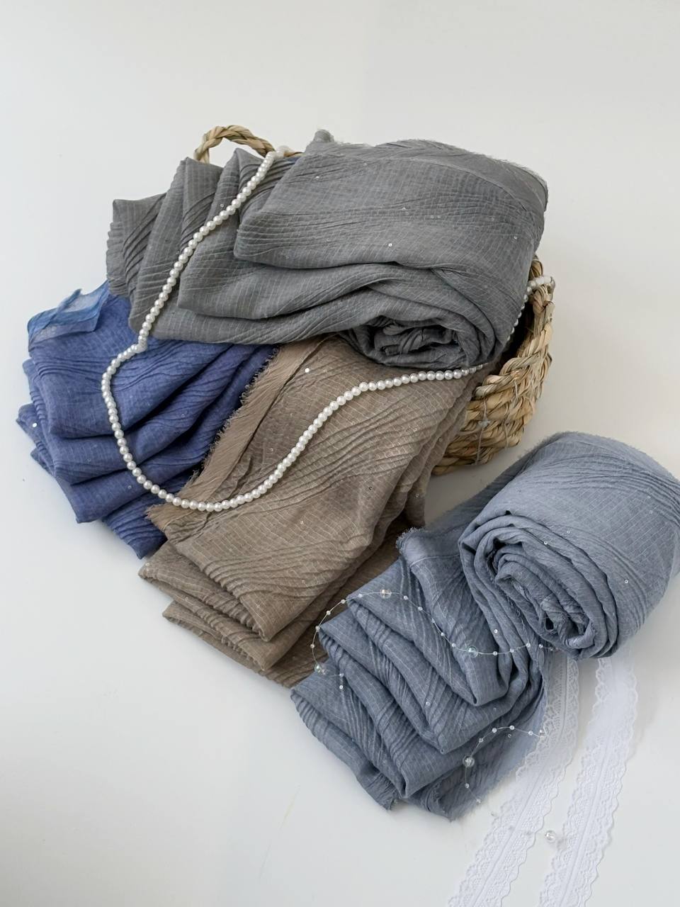 1727- شال کنفی پولکی