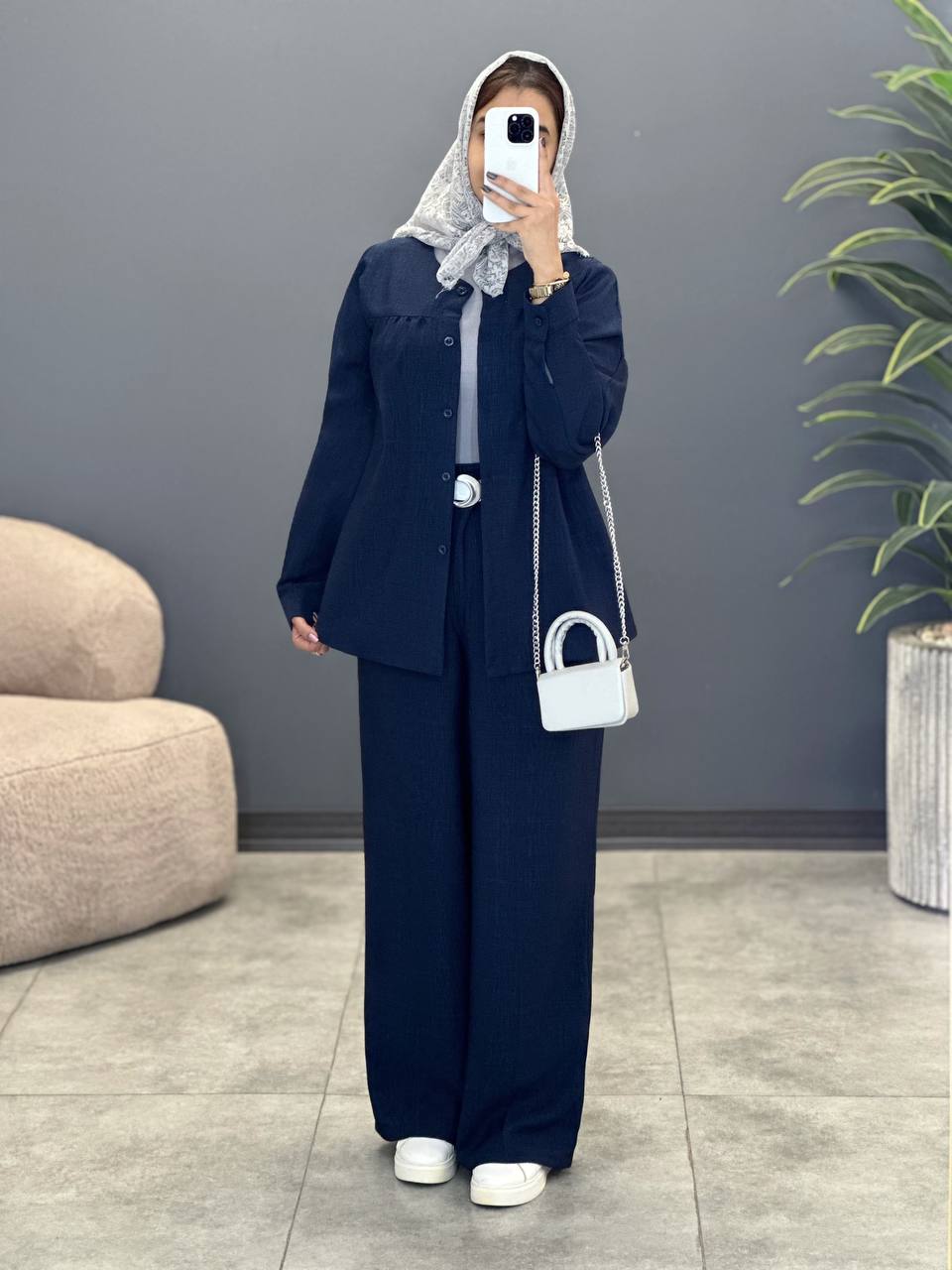 1724- ست لینن کریستال