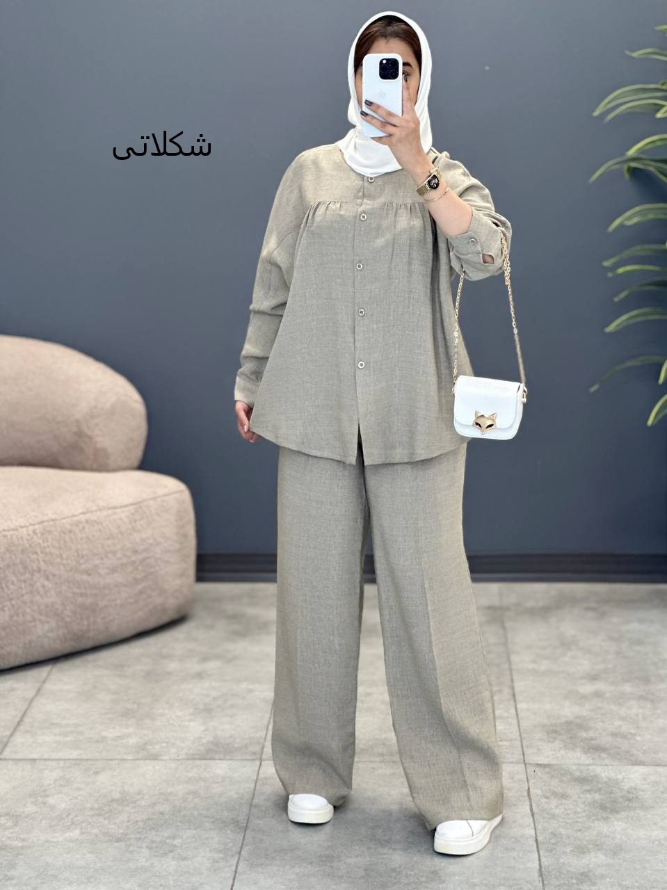 1724- ست لینن کریستال