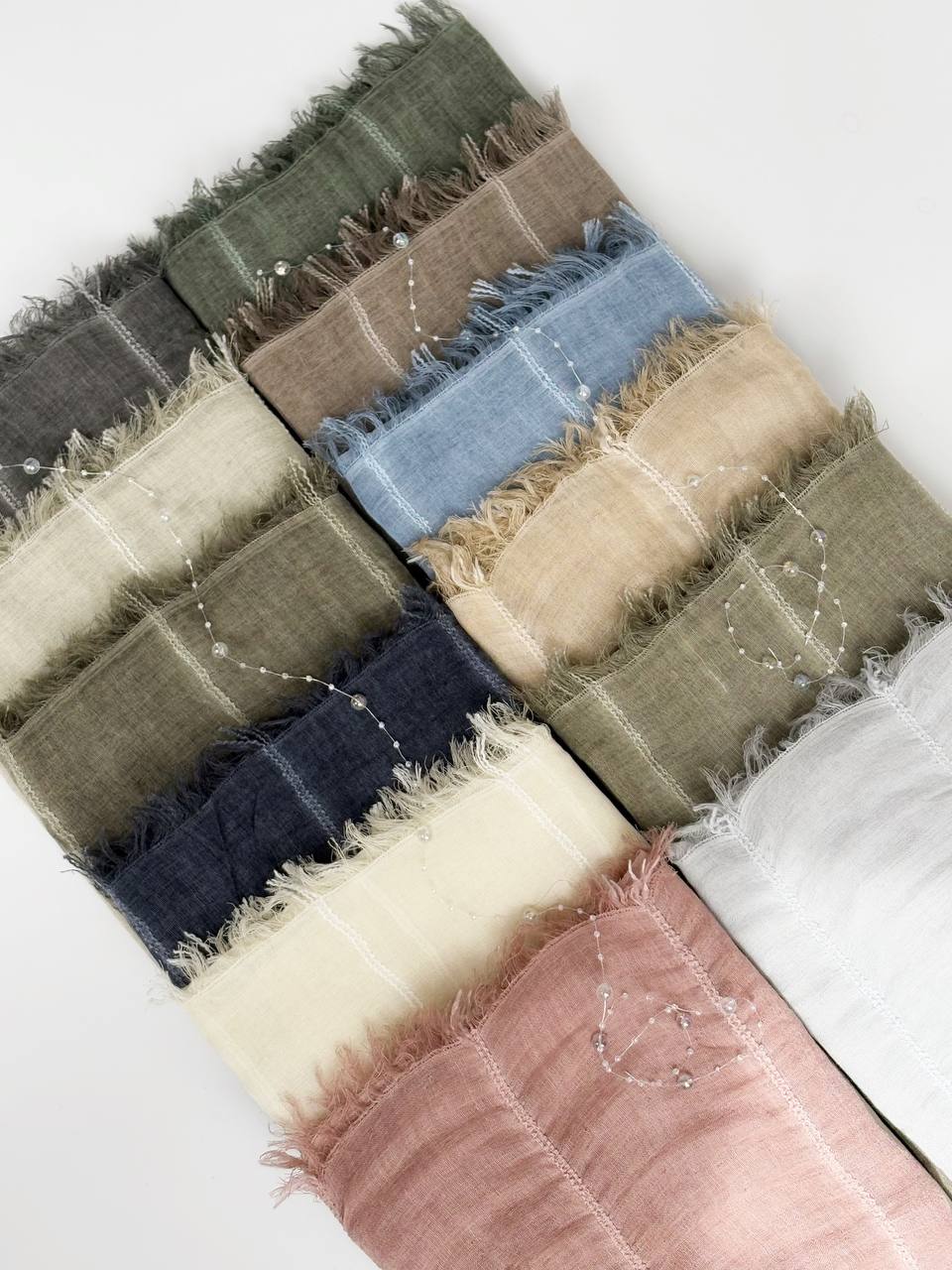 1731- شال کنفی راه راه