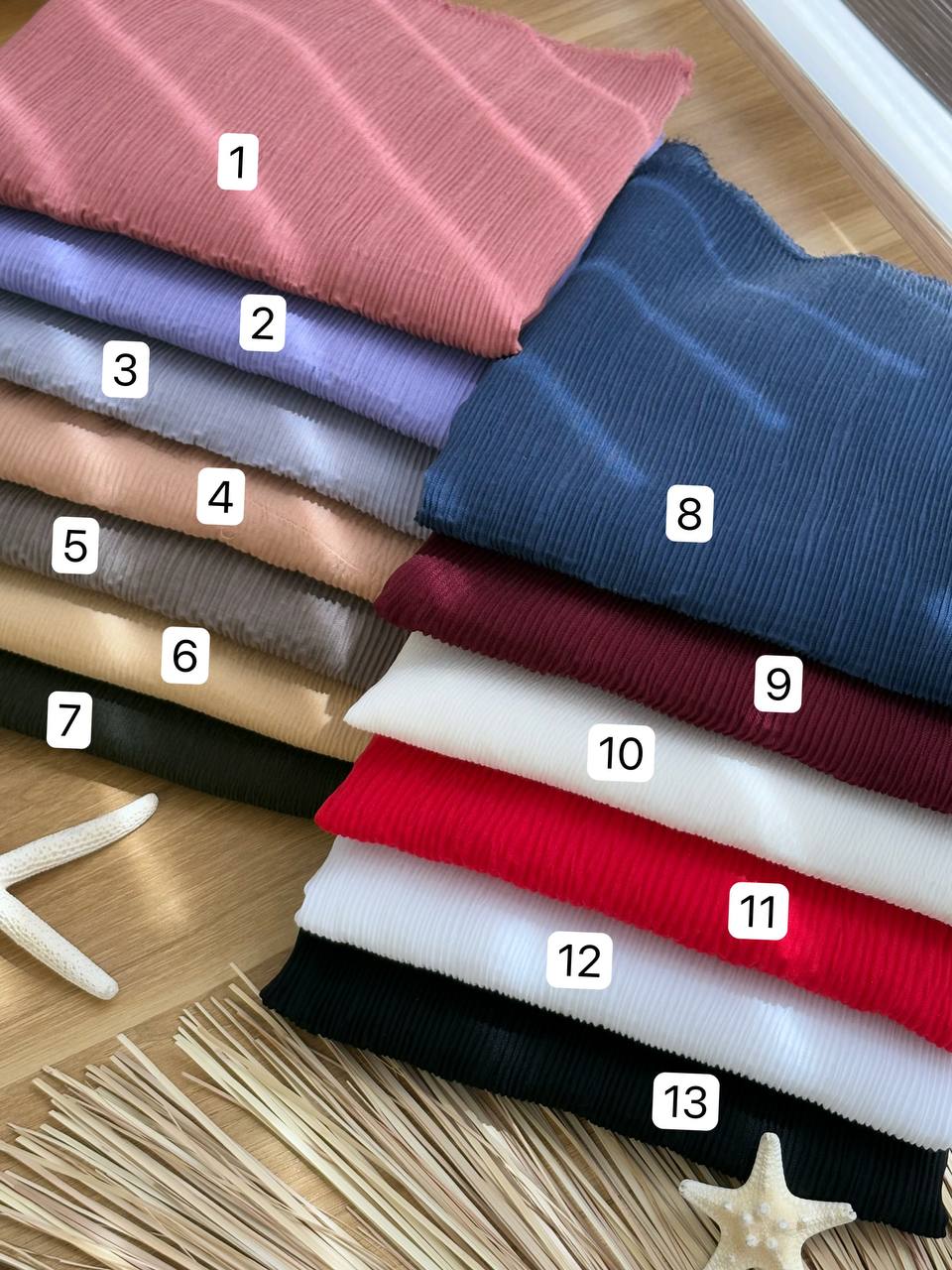 1740- شال پلیسه مونا