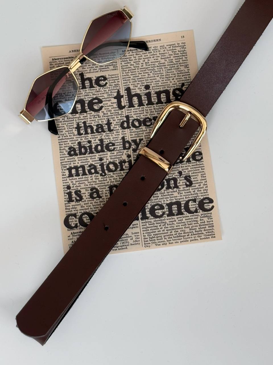 1743- کمربند 3 سانت زبانه دار