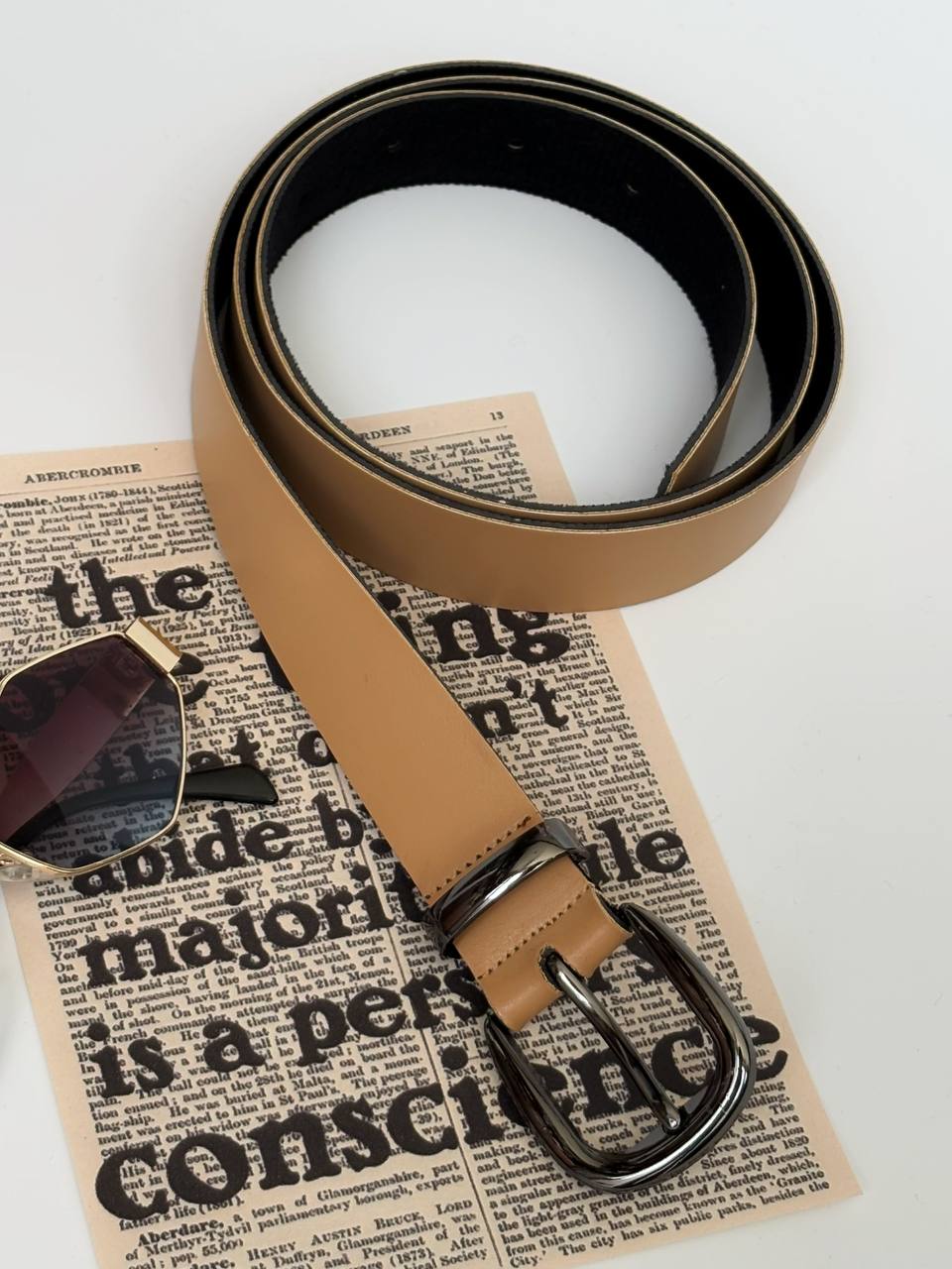 1743- کمربند 3 سانت زبانه دار