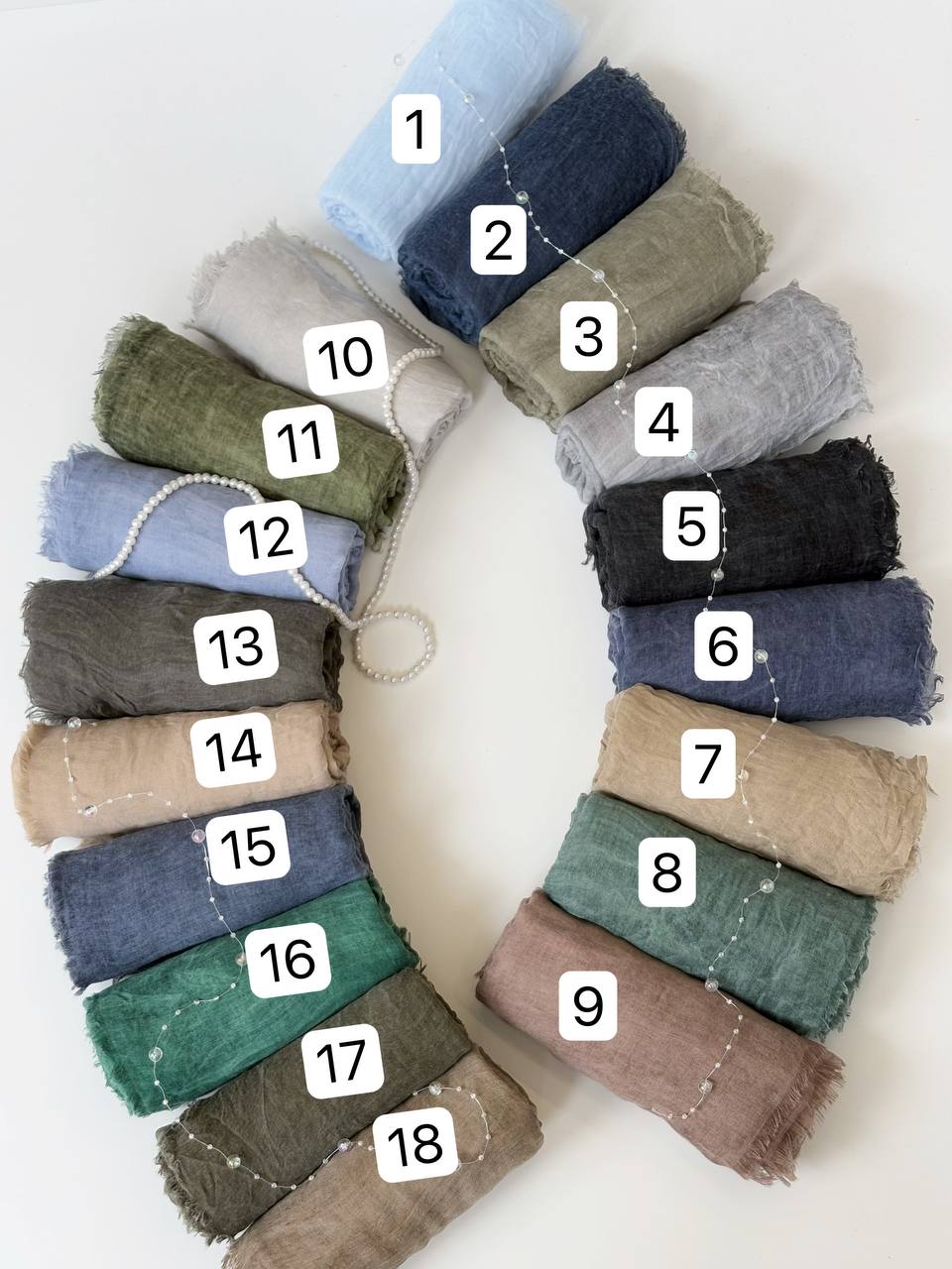 1752- شال کنفی چروک