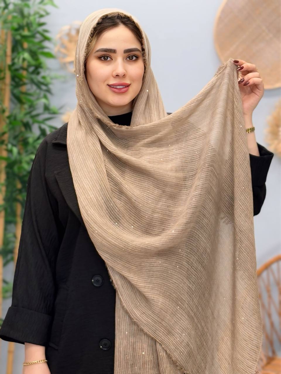 1753- شال کنفی پولکی