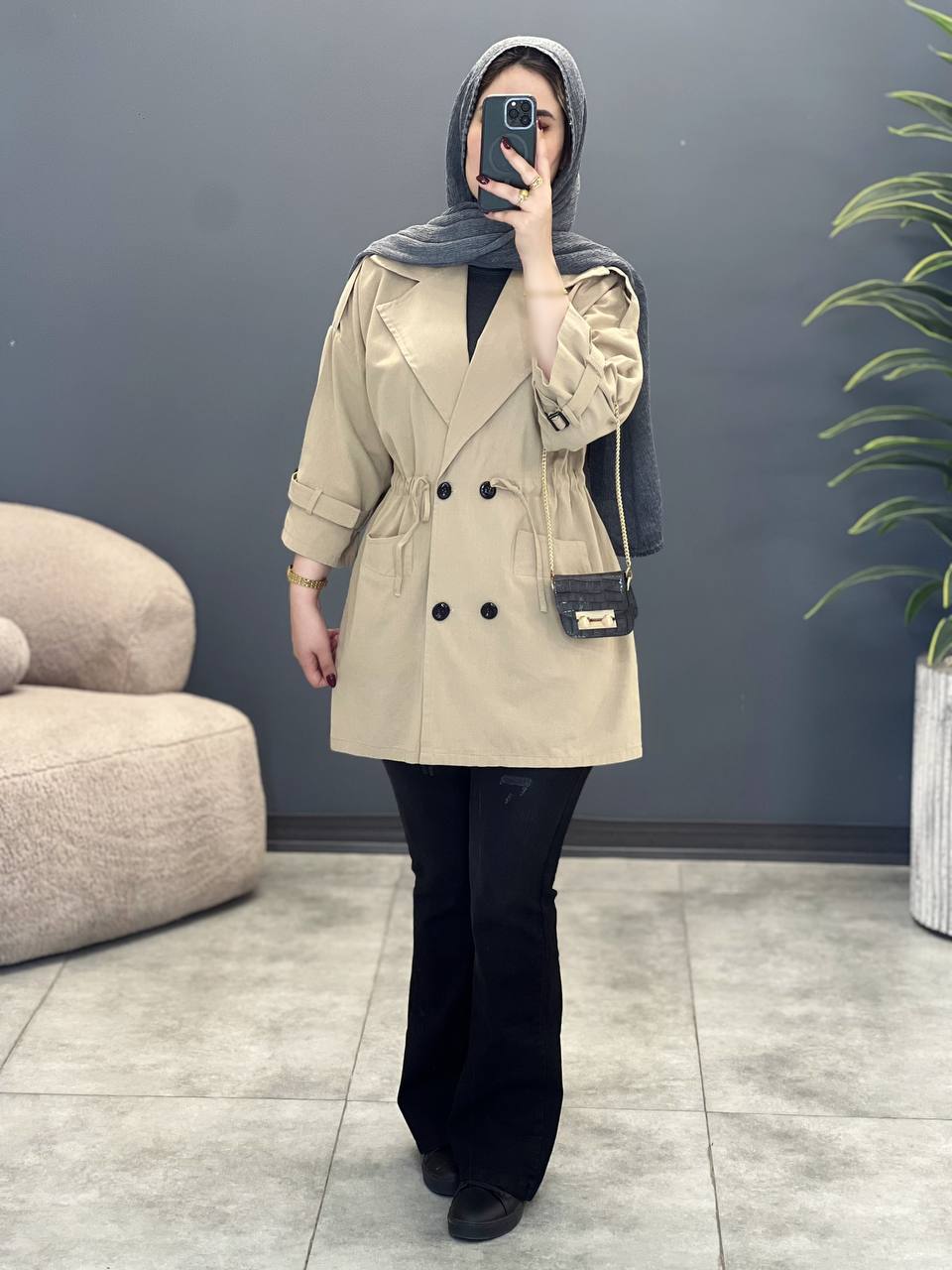 1746- مانتو لینن تینو