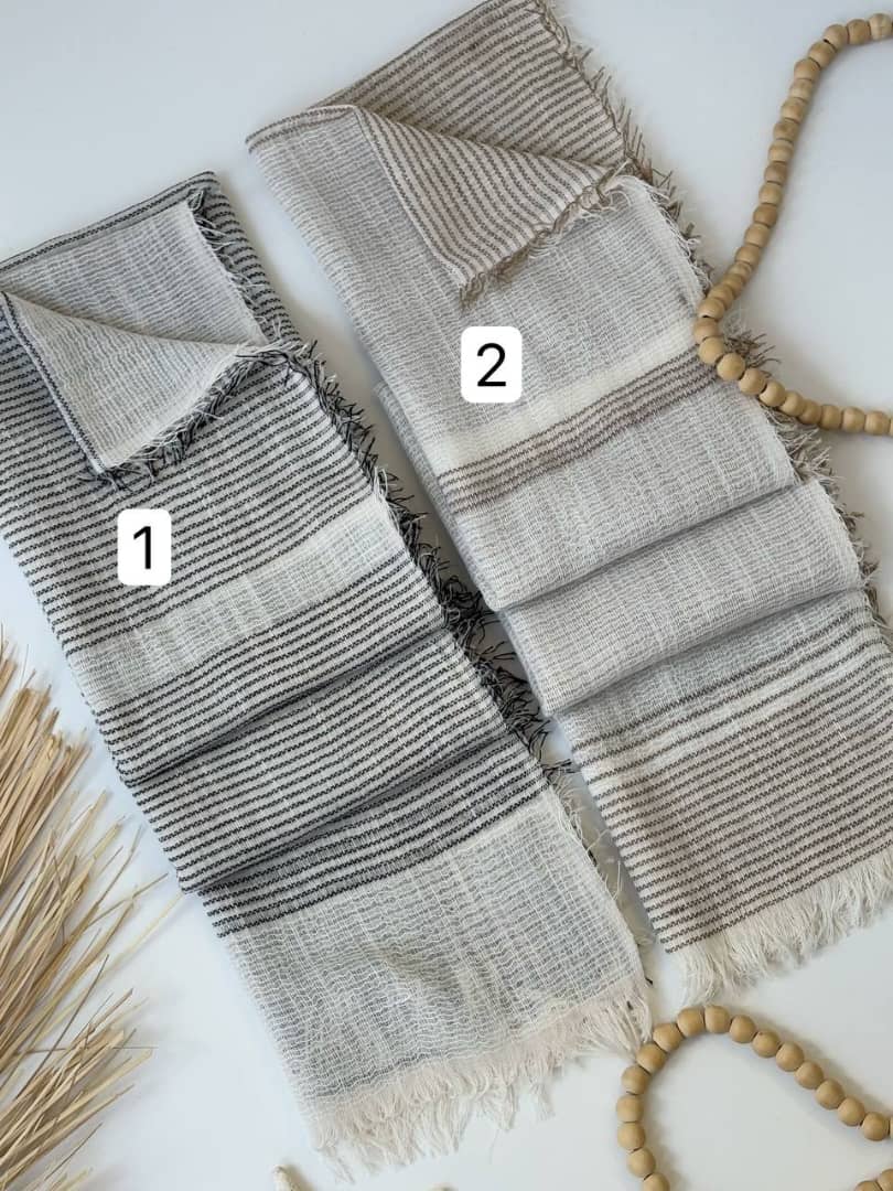 1760- شال لینن رزا